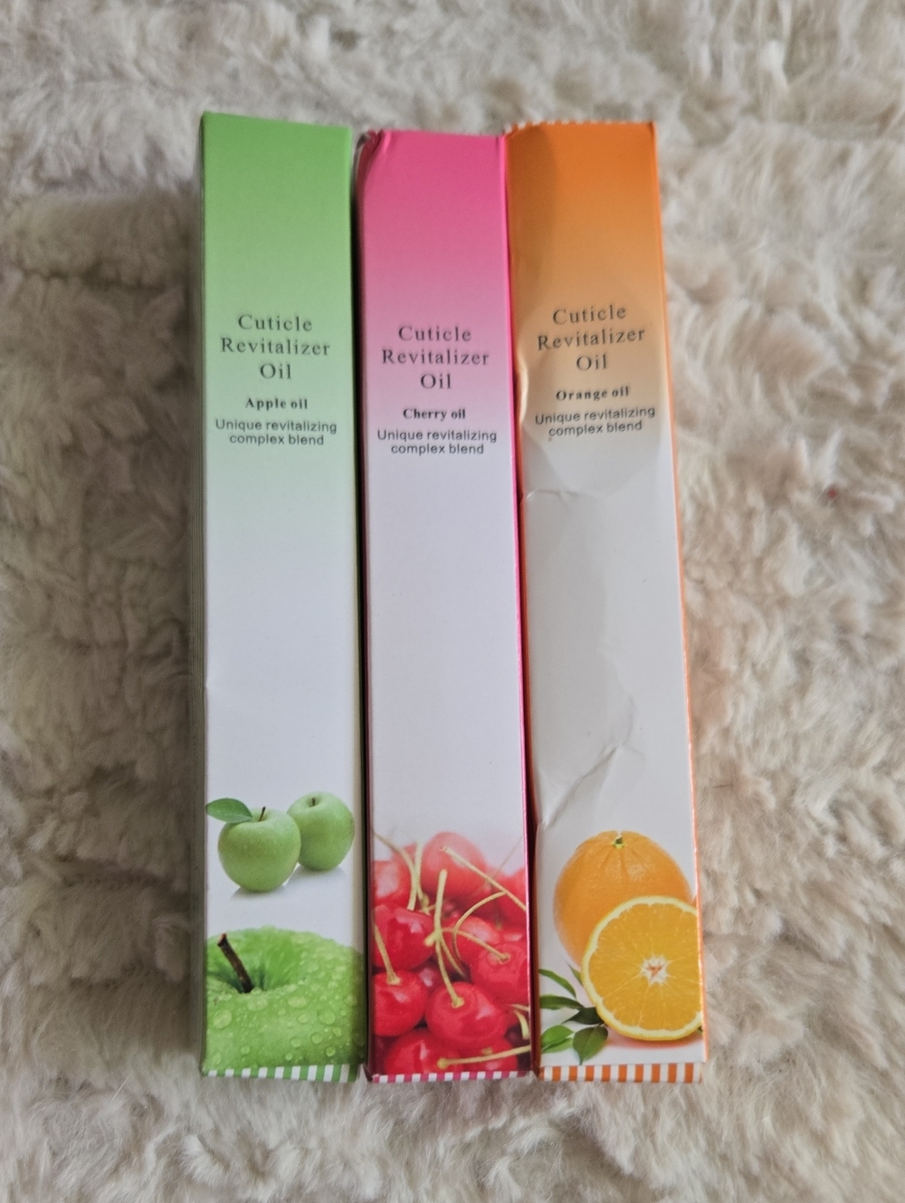 Cuticle Revitalizer Oil - Cherry, Apple & Orange Variants